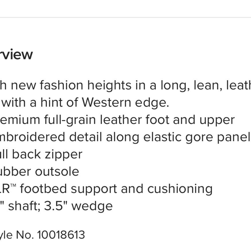 Ariat Ryman knee-high wedge boots NWT - Picture 5 of 5